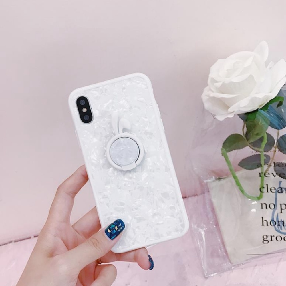 *NEW iPhone 7/8/Plus/6/6S Shell Ring Holder Case - Picture 6 of 8
